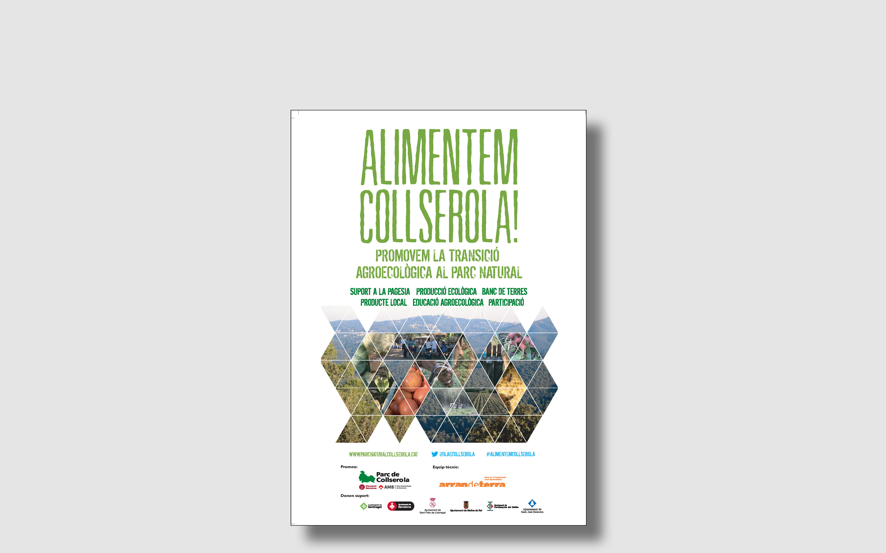 Alimentem Collserola, díptic informatiu