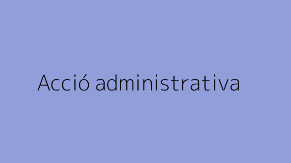 Administrative Action